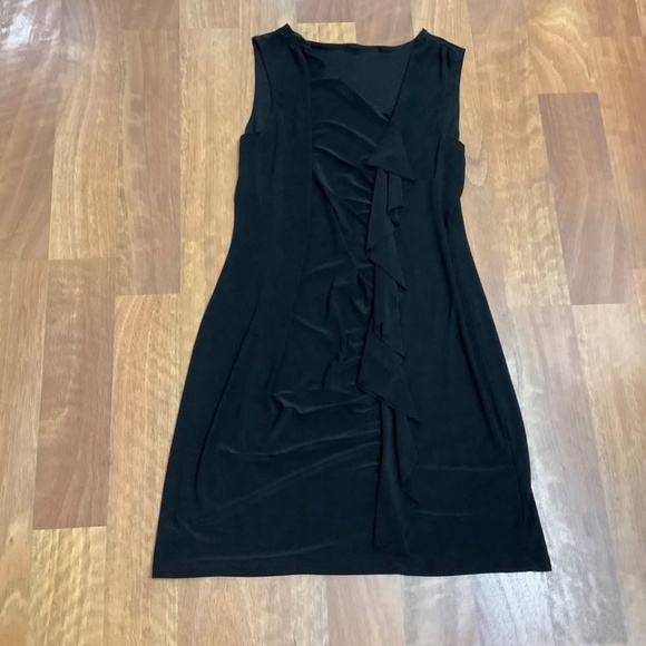 Size L 38-40 bust Slimming Little Black Dress - Picture 3 of 5